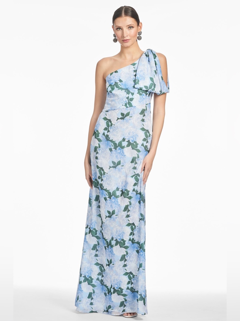 Sachin and Babi Chelsea Gown Glacial Peonies size 6 size medium